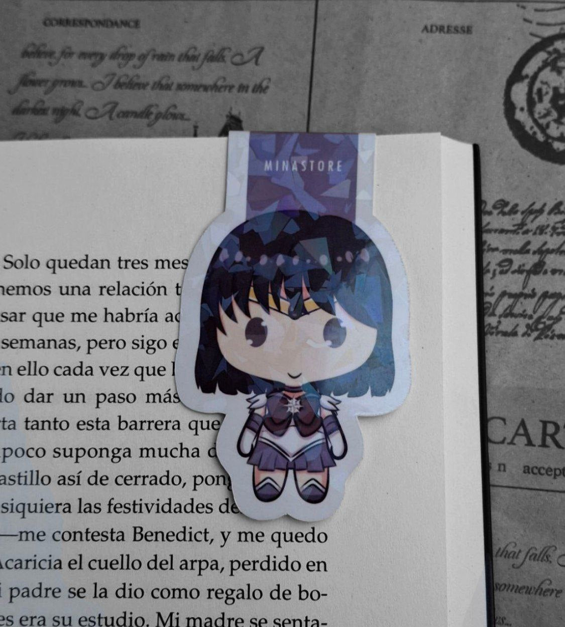 SAILOR SATURN - SAILOR MOON (marcapagina magnetico)