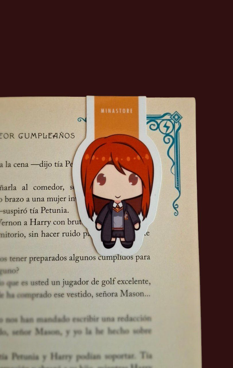 GINNY WEASLEY - HARRY POTTER (marcapaginas magnetico)